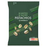 Sainsbury's roasted salted pistachios in shell 300g (British brand)