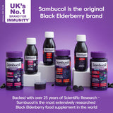 Sambucol Black Elderberry Kids Liquid Vitamin C 120ml (British brand)