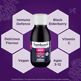 Sambucol Black Elderberry Kids Liquid Vitamin C 120ml (British brand)
