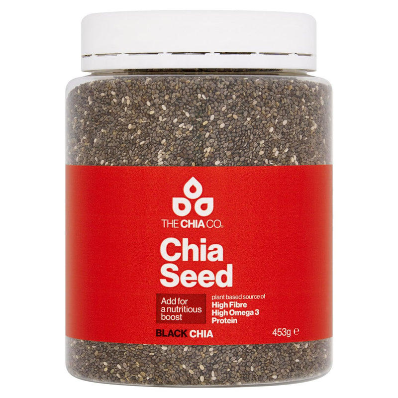 The Chia Co Black Chia Seed container 453g (British brand)