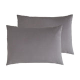 Habitat cotton rich pillowcase pair Charcoal 75x50cm, imported from the UK