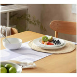 Habitat 12 Piece Stoneware Dinner Set - White