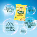 Organix banana weaning wands baby puffs 25g - British product