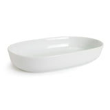 Habitat Riko Oval Serving Bowl White Porcelain, UK version