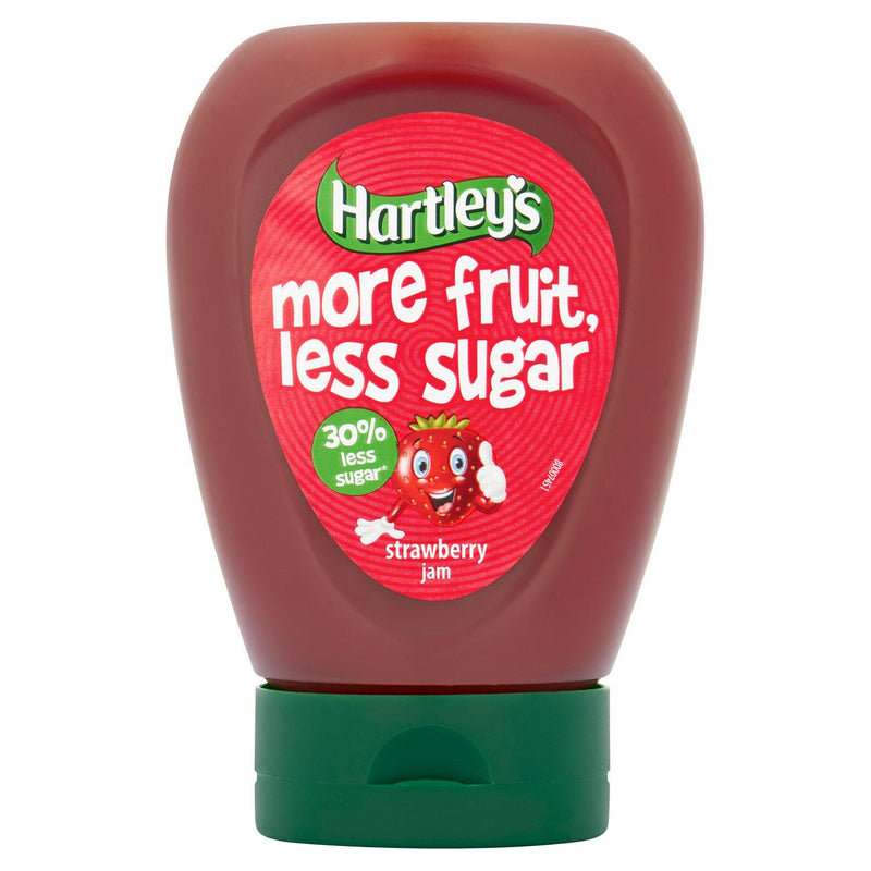 Hartley's strawberry jam more fruit 320g, UK version