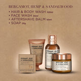 Baylis & Harding the Fuzzy Duck Bergamot, Hemp & Sandalwood Men's Luxury Grooming Tin Gift Set