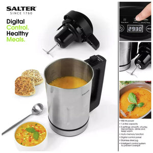 1.6L Digital Soup Maker with Blending and Keep Warm Function