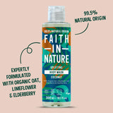 Faith in Nature coconut body wash 300ml - British product