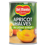 Del Monte apricot halves in light syrup 420g - British product