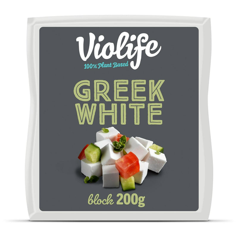 Violife vegan cheese alternative Greek White Block 230g (British brand)