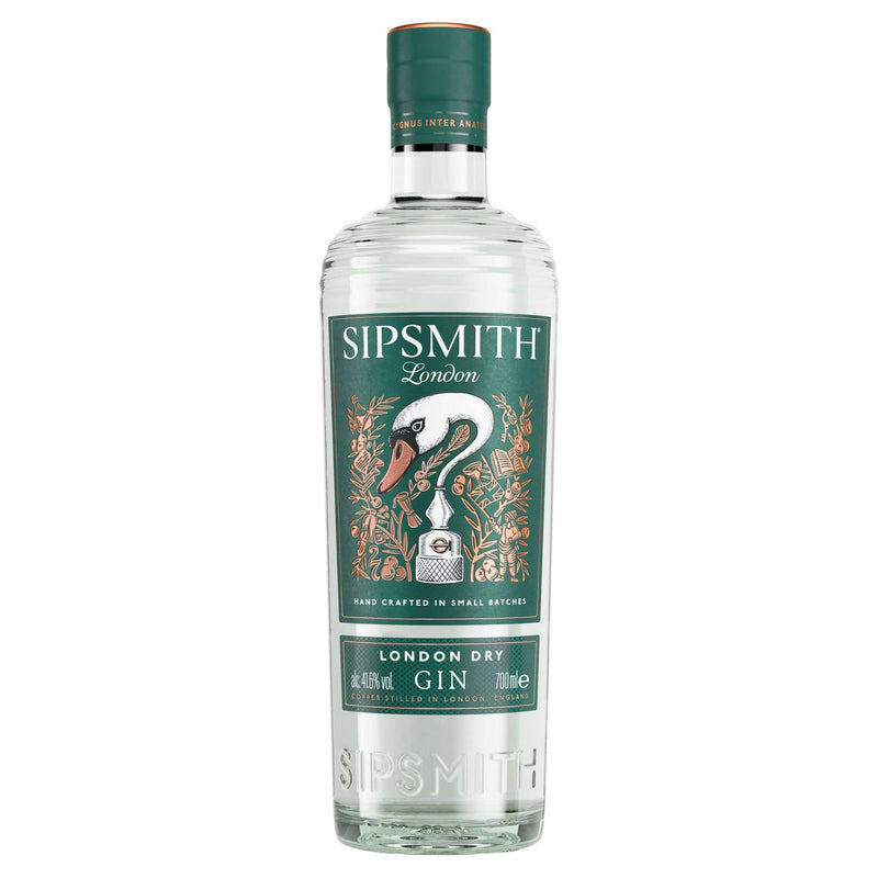 Sipsmith London Dry Gin 70cl bottle, imported from the UK