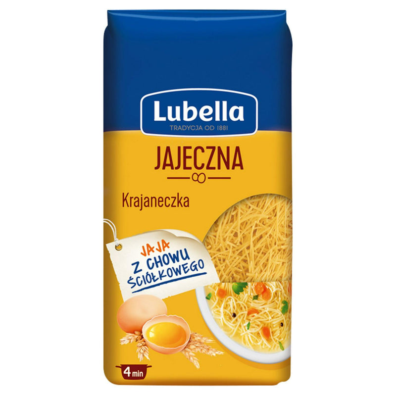 Lubella Little Squares egg pasta 250g - British product