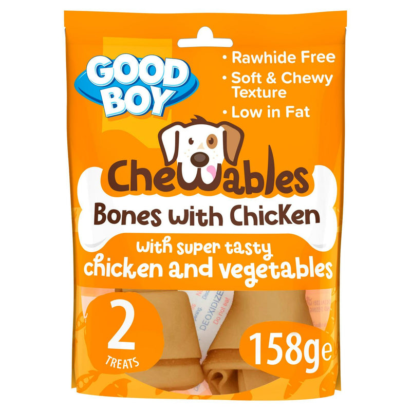 Good Boy Chicken Bone Chewable Dog Treats 158g, UK version