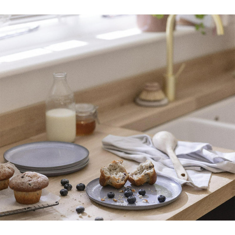 Habitat Evora Side Plate Blue Stoneware, UK version