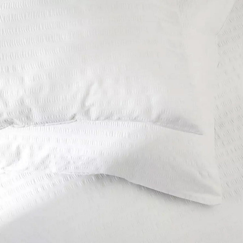 Habitat Seersucker Bedding Set White