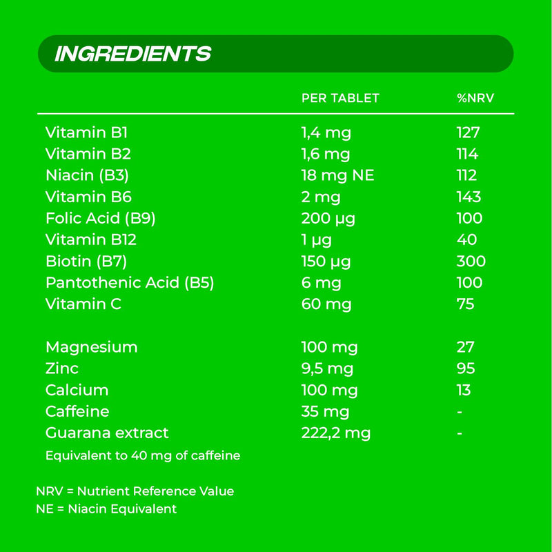 Comprimés énergisants vitaminés Berocca Boost 20 comprimés - Produit britannique