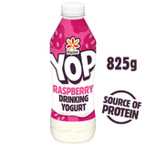 Yop raspberry drinking yoghurt 825g bottle (British brand)