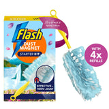 Flash Duster Dust Magnet Mrs Hinch's Scented Orange Blossom Starter Kit Handle+Refills x4