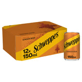 Schweppes Ginger Beer 12x150ml glass bottle multipack (British brand)