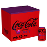 Coca-Cola Zero Sugar Cherry cola 24 x 330ml - British product