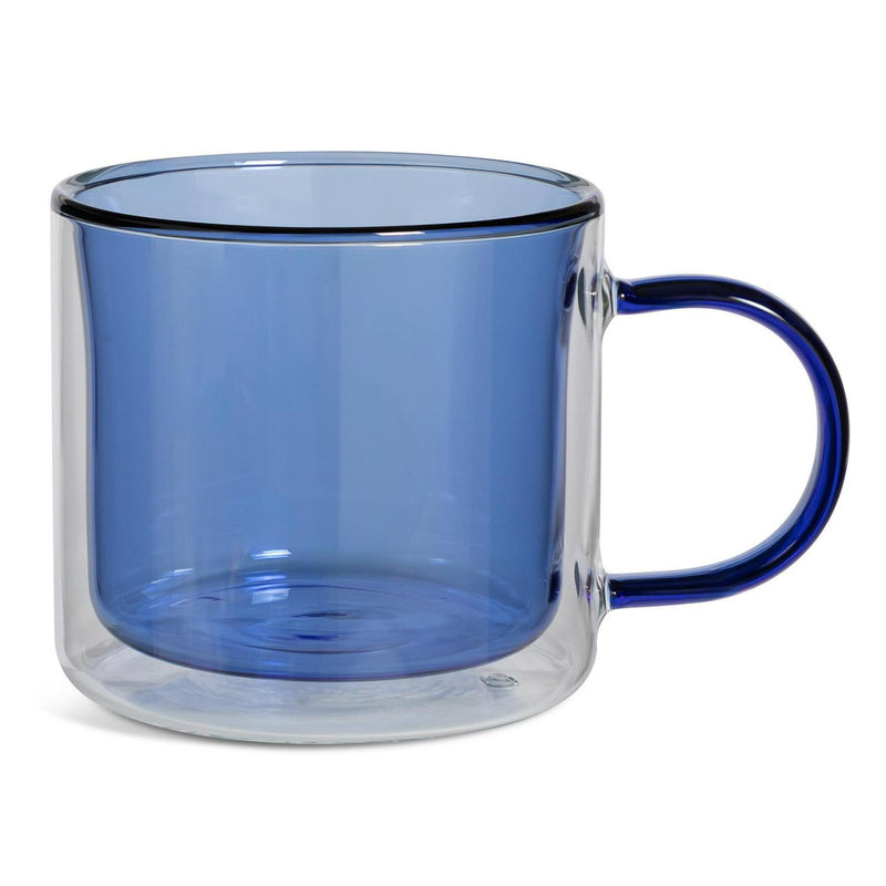 Habitat double walled mug blue 250ml, UK version