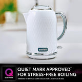 Breville Electric Kettle White Chrome 1.7 Litre - British product