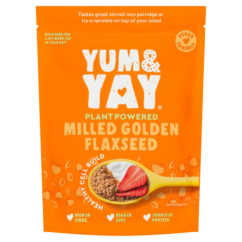 Yum & Yay Glorious Milled Golden Flaxseed 200g