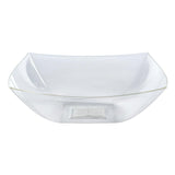 Sainsbury's Home Reuseable Large Square Bowl - Clear