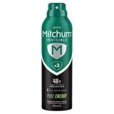Mitchum Invisible Men 48HR Protection Pure Energy Anti-Perspirant & Deodorant 200ml