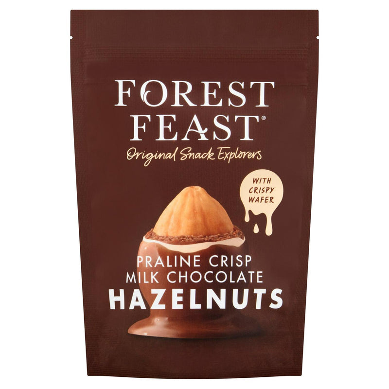 Forest Feast chocolate hazelnuts praline crisp 100g - British product