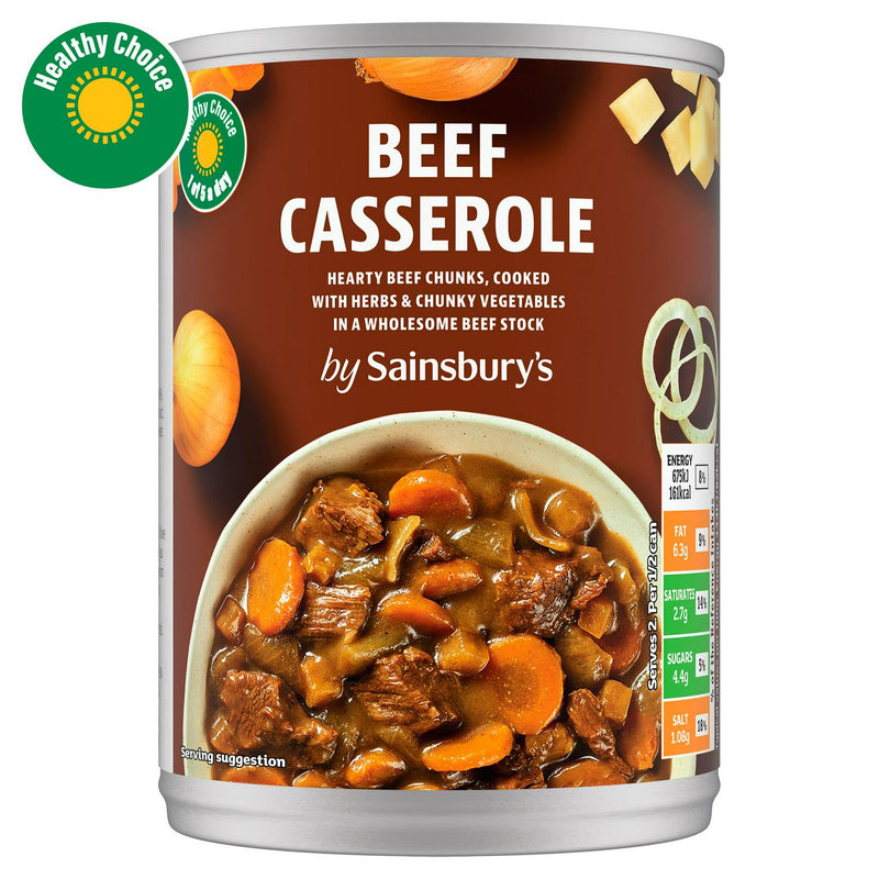 Beef Casserole with Vegetables in Rich Gravy 392g