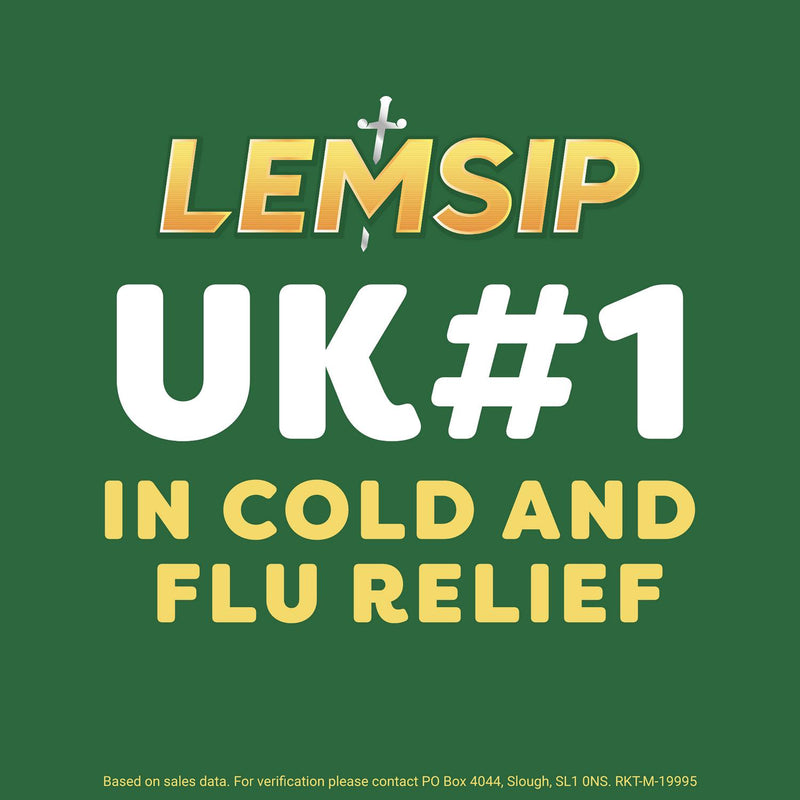 Lemsip Max Day & Night Capsules x8, imported from the UK