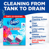 Bloo In-Cistern Toilet Blocks Flower Scent 2x50g - British product