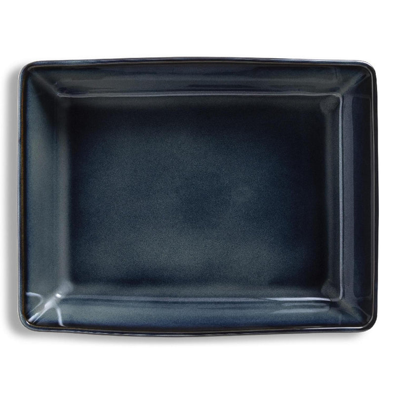 Habitat stoneware roaster navy blue 33.3cm, UK version