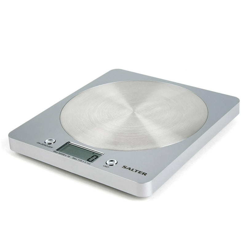 Salter electronic kitchen scale silver (British brand)