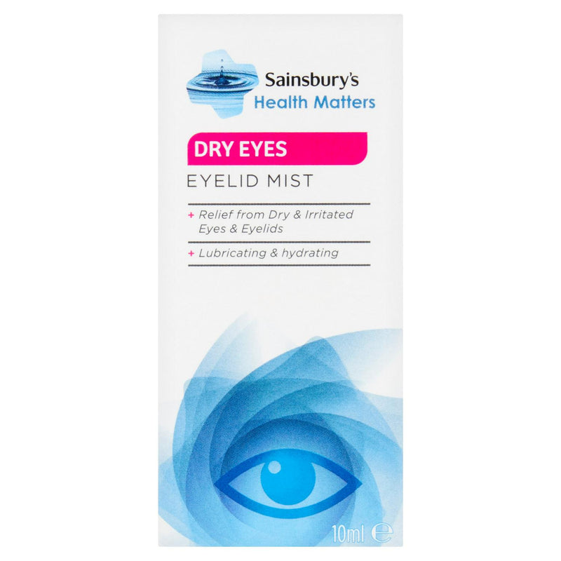 Sainsbury's Health Matters Dry Eyes Eyelid Mist 10ml (British brand)