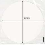 Sainsburys 23cm Siliconised Greaseproof Circles, Pack of 20, Non-Stick and Reusable- Buy online at McGrocer