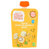 Sainsbury's Little Ones Organic Chicken Sweetcorn Pasta 130g (British brand)