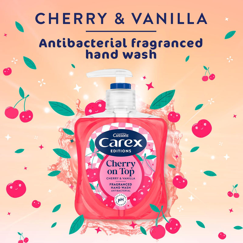 Carex hand wash Cherry on Top 250ml (British brand)