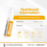 BetterYou Boost B12 oral spray bottle 25ml - British product