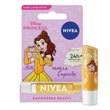 Nivea Vanilla Cupcake Lip Balm 4g, imported from the UK