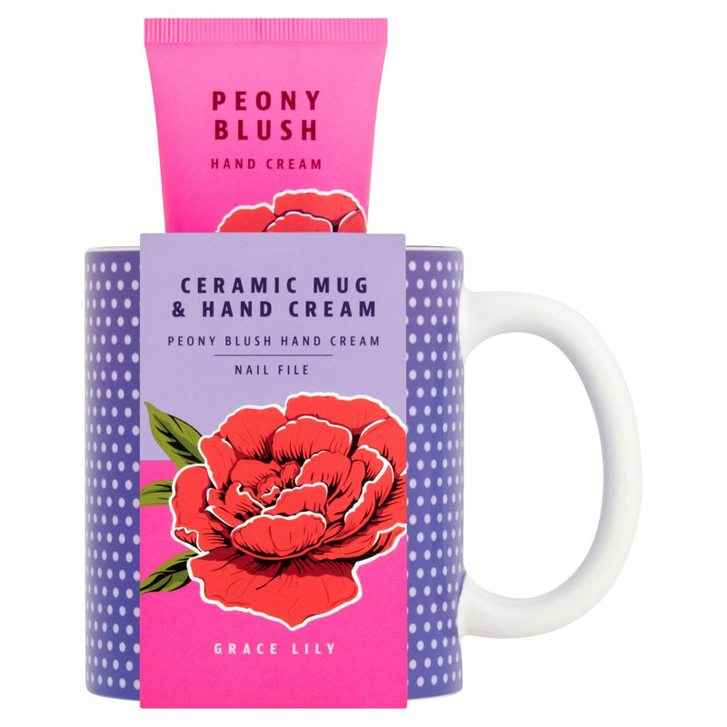 Ceramic Mug & Hand Cream Grace Lily 50ml