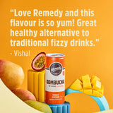 Remedy kombucha mango passion 4x300ml, imported from the UK