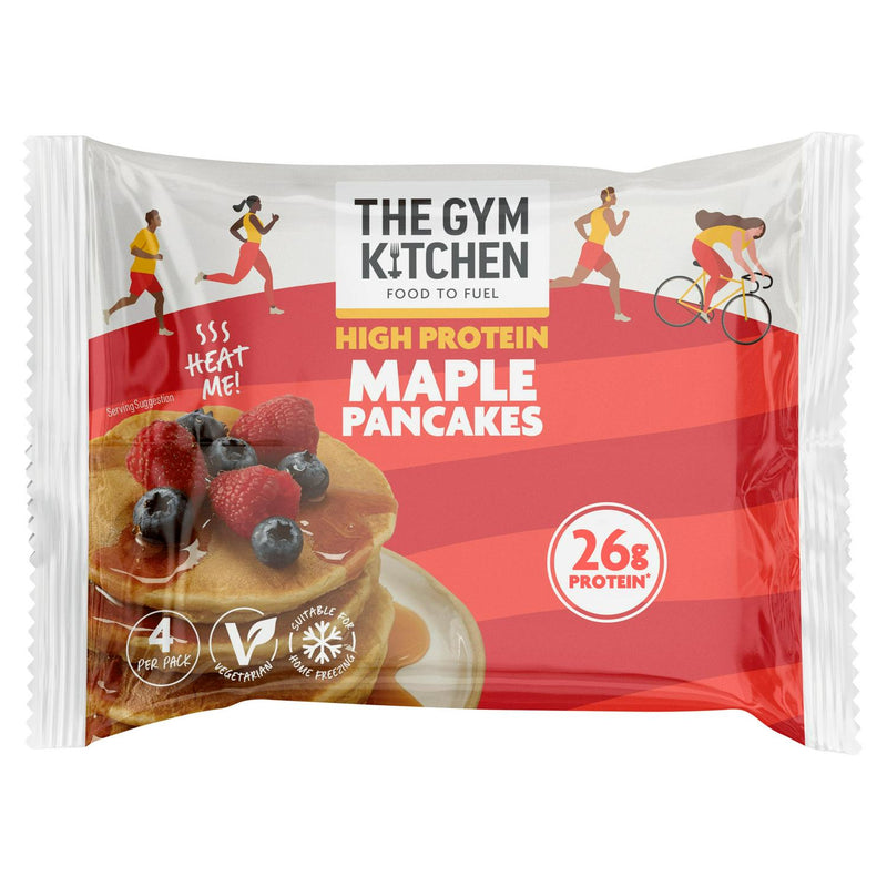 The Gym Kitchen maple pancakes 4 pack (British brand)