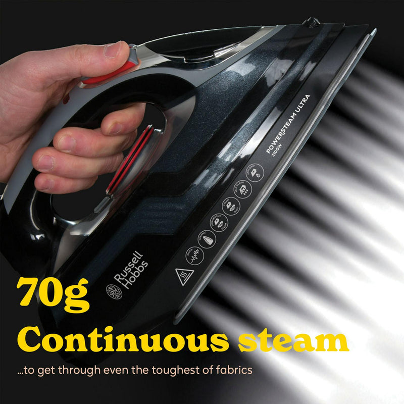 Russell Hobbs Powersteam Ultra Vertical Steam Iron 350ml, imported from the UK