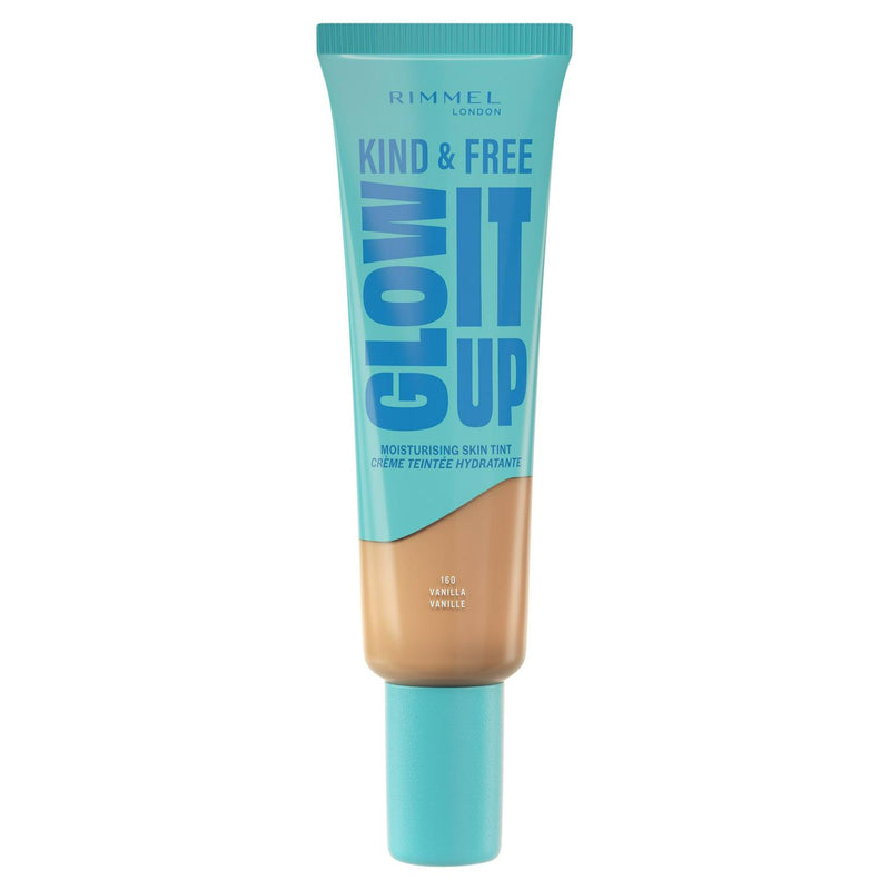 Rimmel London Moisturising Skin Tint 160 Vanilla 30ml, imported from the UK