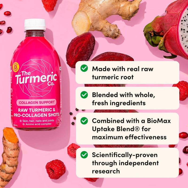 The Turmeric Co. Turmeric Collagen Shots 420ml (British brand)