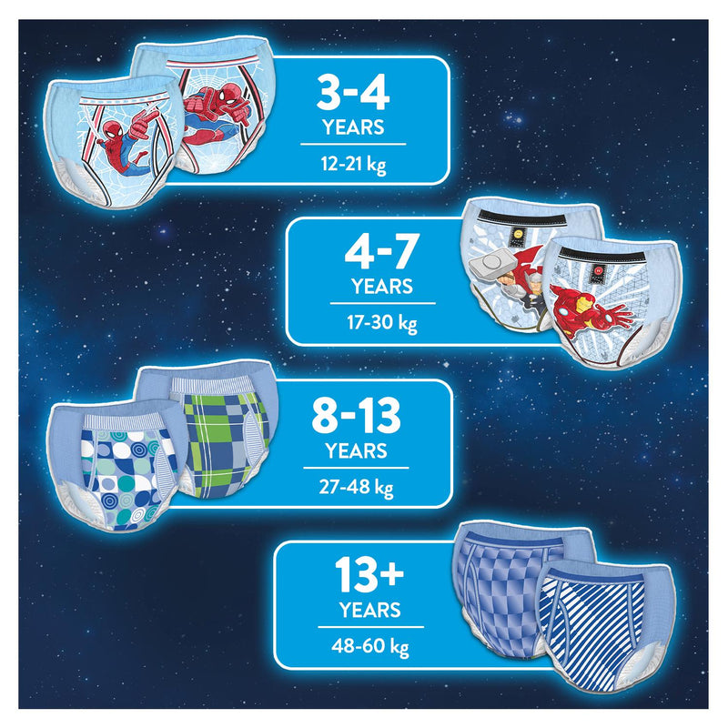 Huggies DryNites Boy Bedwetting Nappies 9-pack, UK version