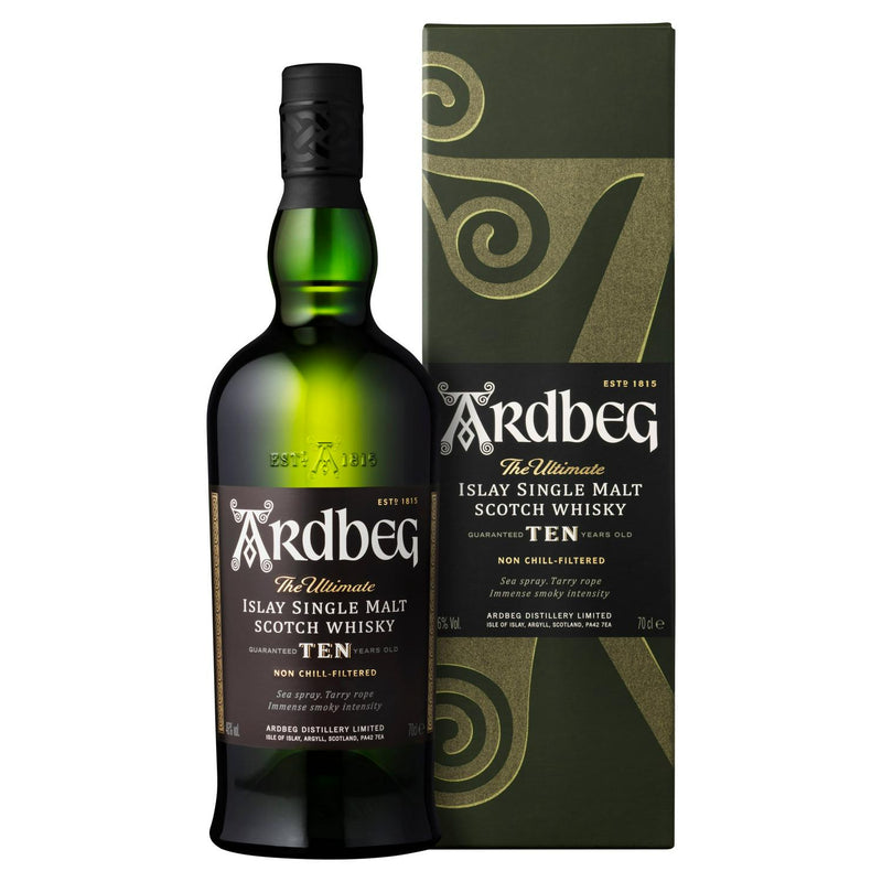Ardbeg 10 Years Old Islay Single Malt Whisky 70cl - British product