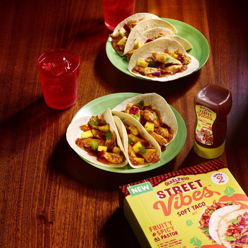 Old El Paso Mexican Soft Taco Street Vibes Kit Al Pastor 257g